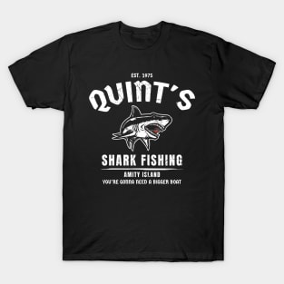 Quint's Shark Fishing - Amity Island 1975 T-Shirt